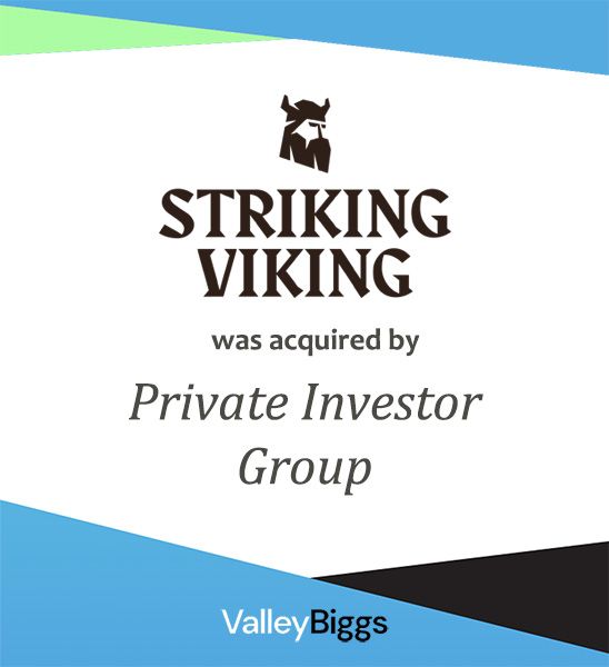 STRIKINGVIKING: middle market company sold through ValleyBiggs