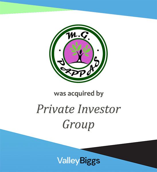 MG Pappad market company sold through ValleyBiggs