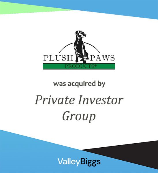 plushpaws: middle market company sold through ValleyBiggs
