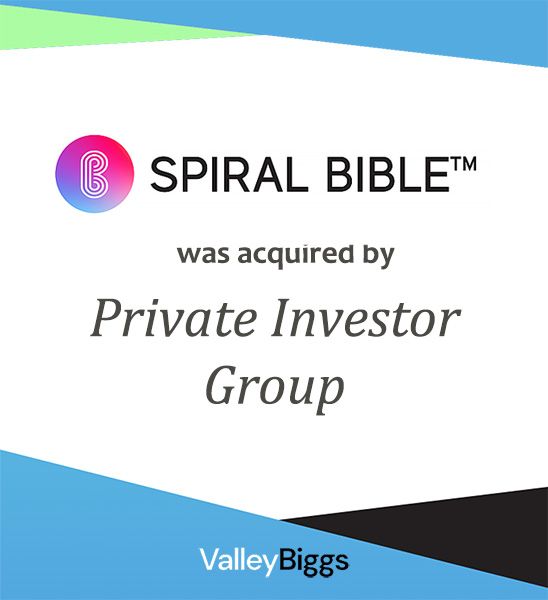 spiralbible: middle market company sold through ValleyBiggs